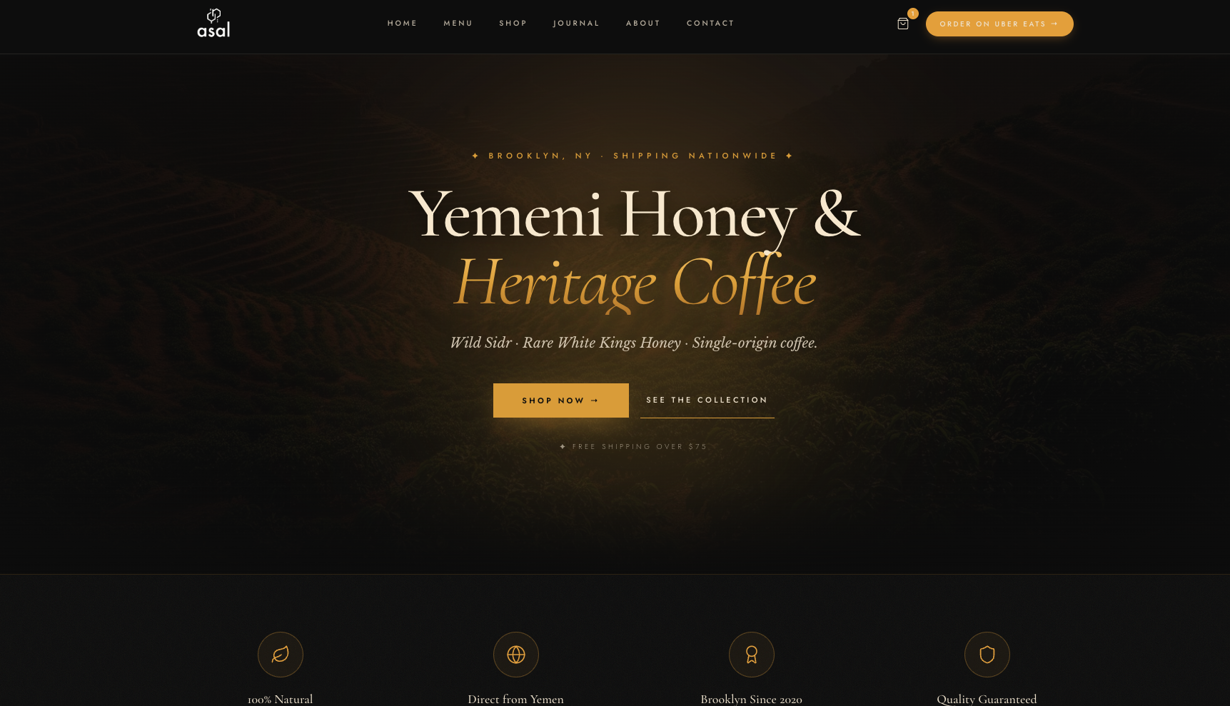 Asal Yemen website preview