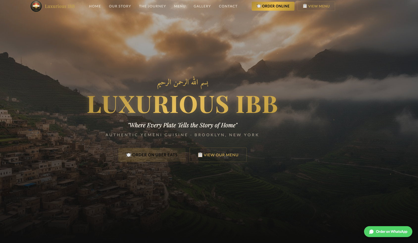 Luxurious Ibb website preview
