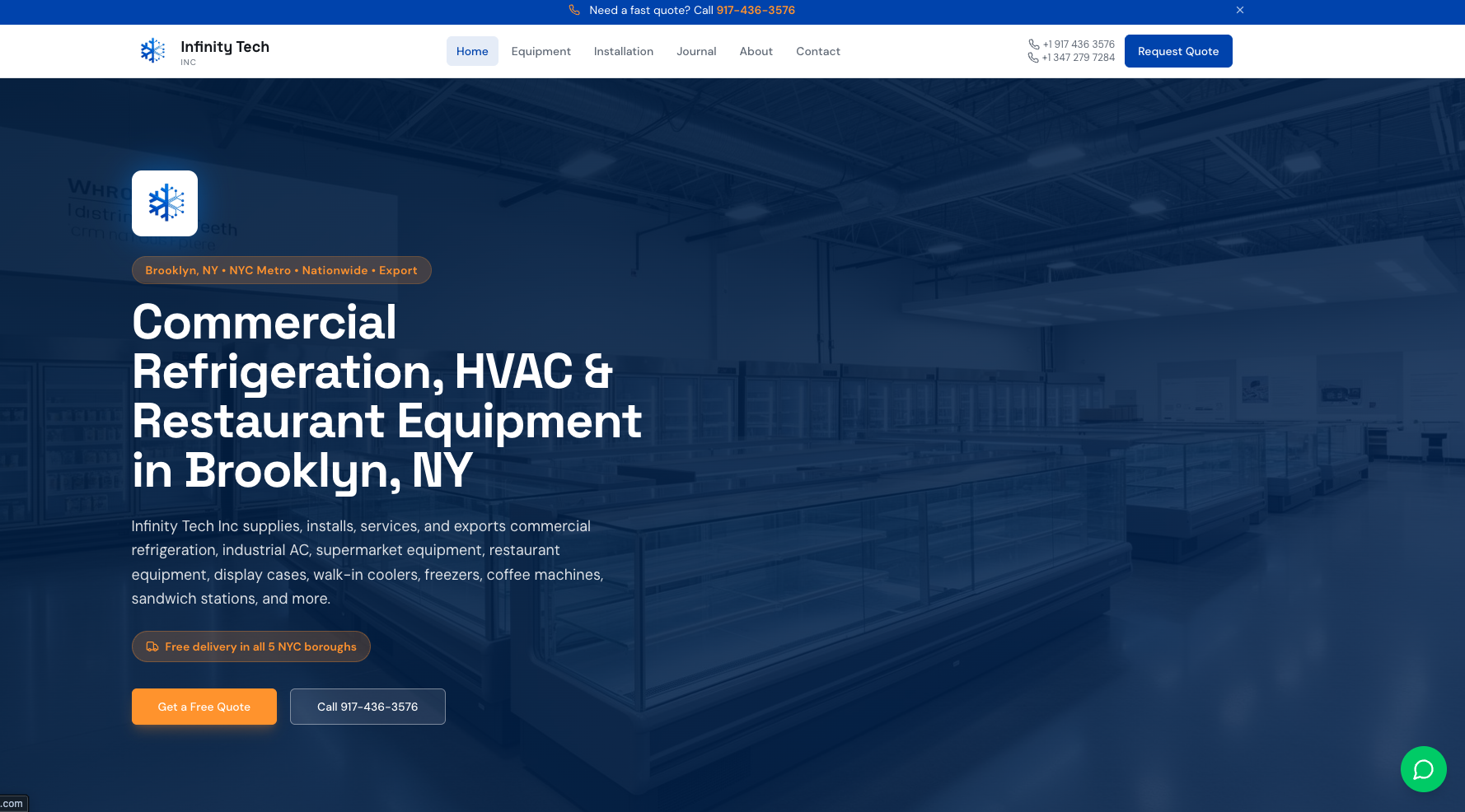 Infinity Tech Inc website preview