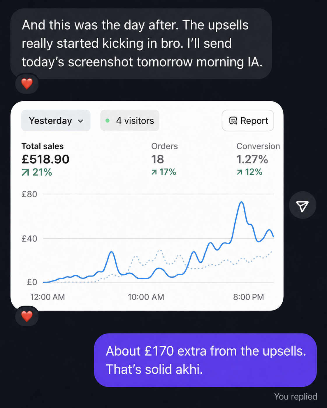 Real message screenshot 3
